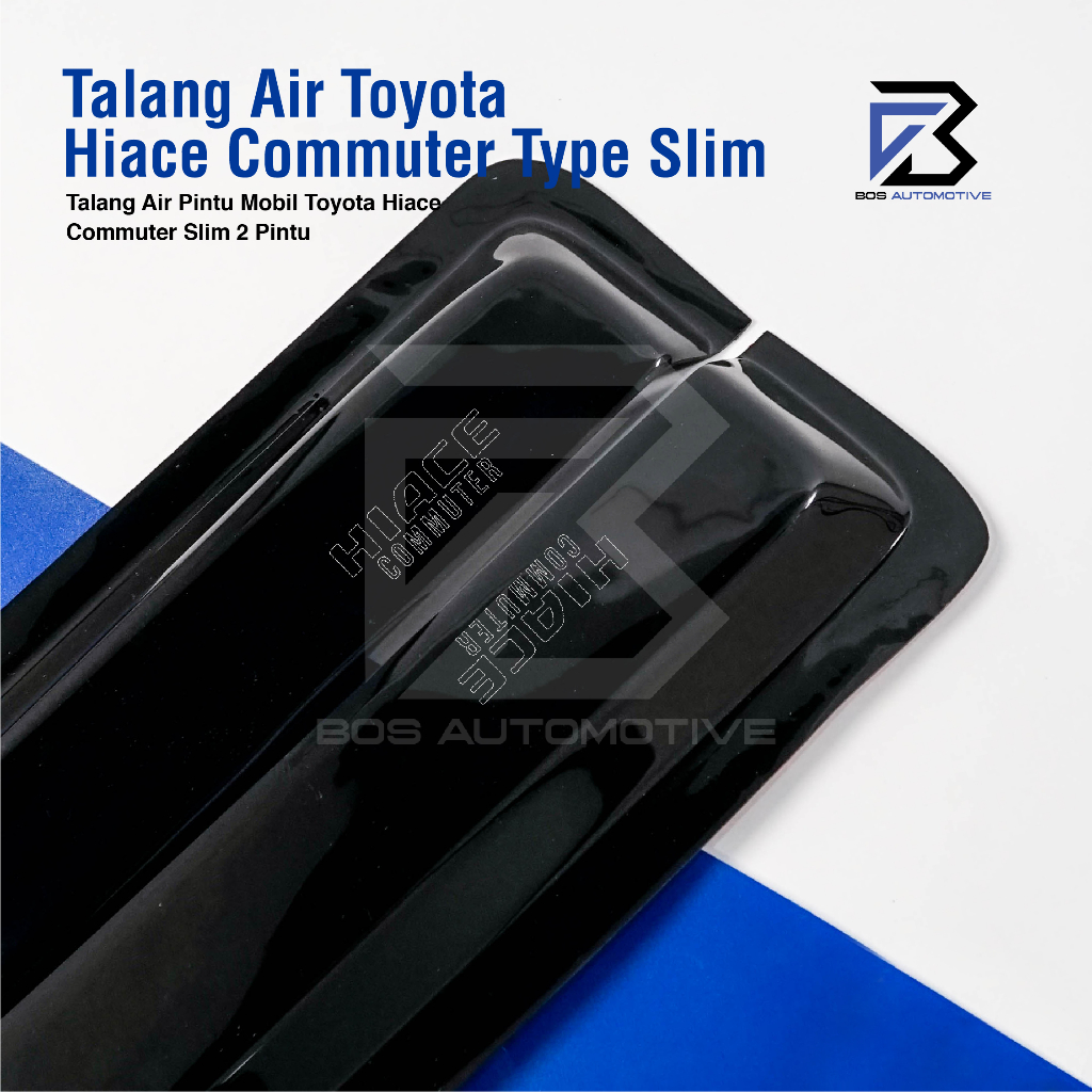 Talang Air Pintu Mobil Toyota Hiace Commuter 2023 - 2024 Model Slim 2 Pintu - foto-produk-1