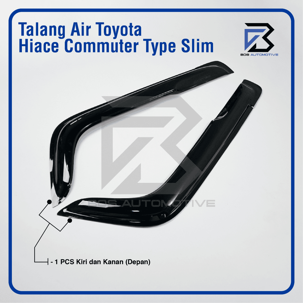 Talang Air Pintu Mobil Toyota Hiace Commuter 2023 - 2024 Model Slim 2 Pintu - foto-produk-3