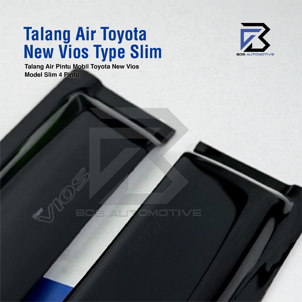 Talang Air Pintu Mobil Toyota New Vios 2008 â€“ 2012 Model Slim 4 Pintu - foto-produk-1