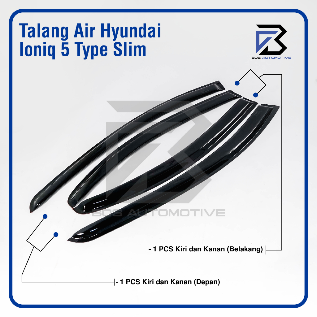 Talang Air Pintu Mobil Hyundai Ioniq 5 2023 Model Slim 4 Pintu - foto-produk-3