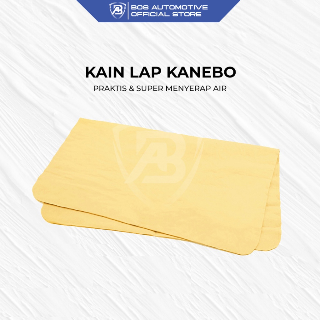 Lap Kanebo Serat / Chamois Synthetic Cloth Polos Lembaran Kain Lap Serbaguna Dapur / Mobil / Motor