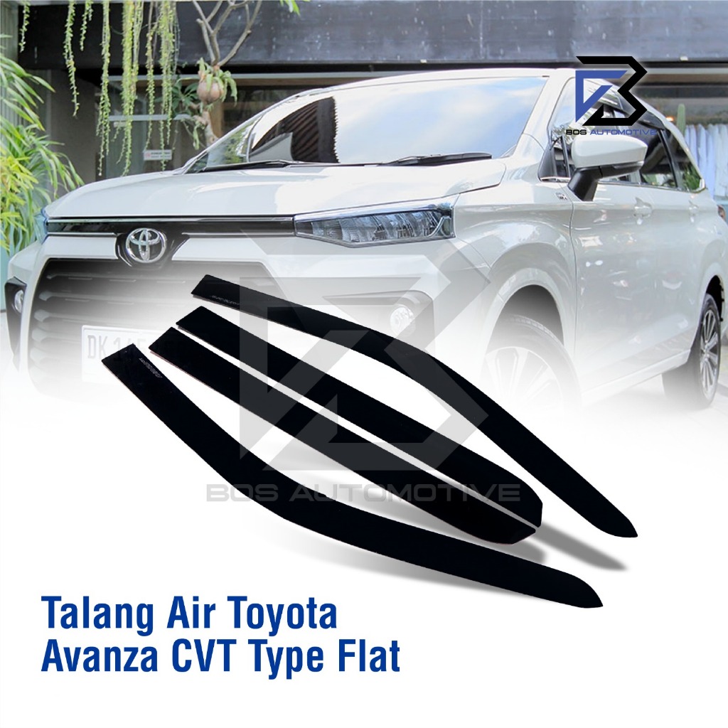 Talang Air Pintu Mobil TOYOTA Avanza CVT 2022 Model Flat Rata 4 Pintu - foto-produk-5