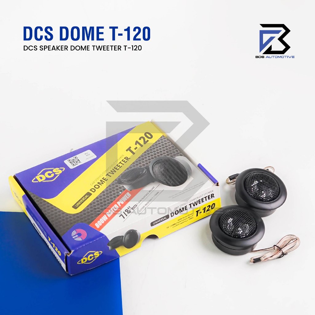 DCS Speaker Tweeter Mobil T-120 Dome Tweeter Universal 2 PCS - foto-produk-1