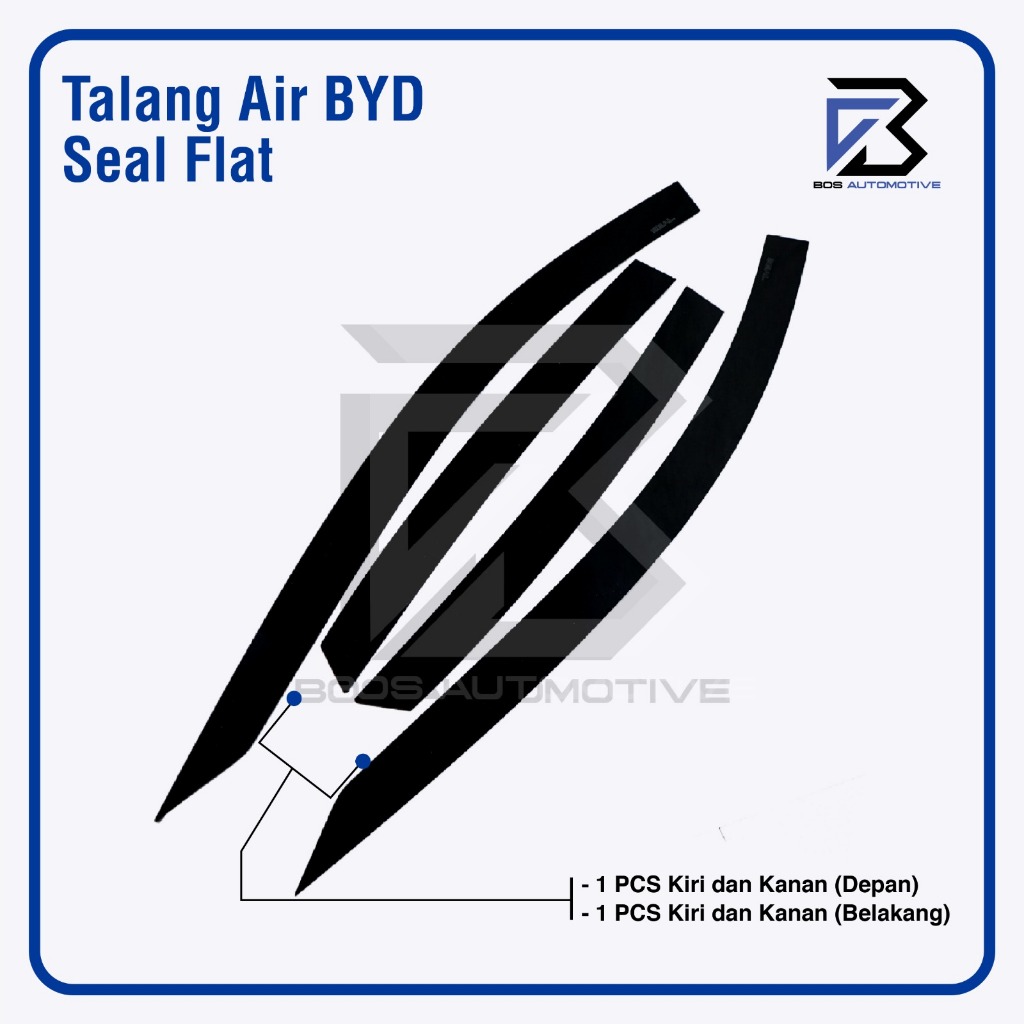 Talang Air pintu Mobil BYD Seal 2025 Model Flat Rata 4 Pintu - foto-produk-4