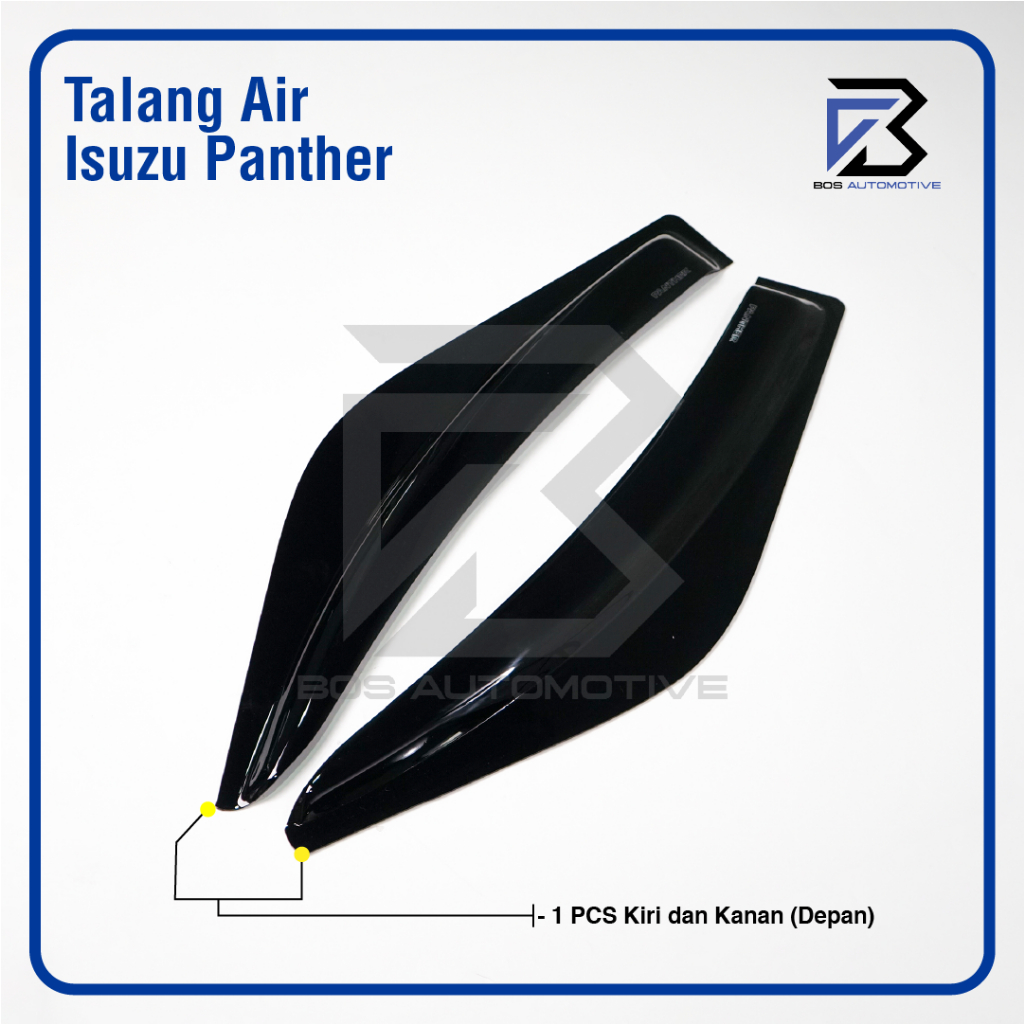 Talang Air Pintu Mobil Isuzu Panther Model Kupu - Kupu 2 Pintu Aklirik High Quality - foto-produk-3