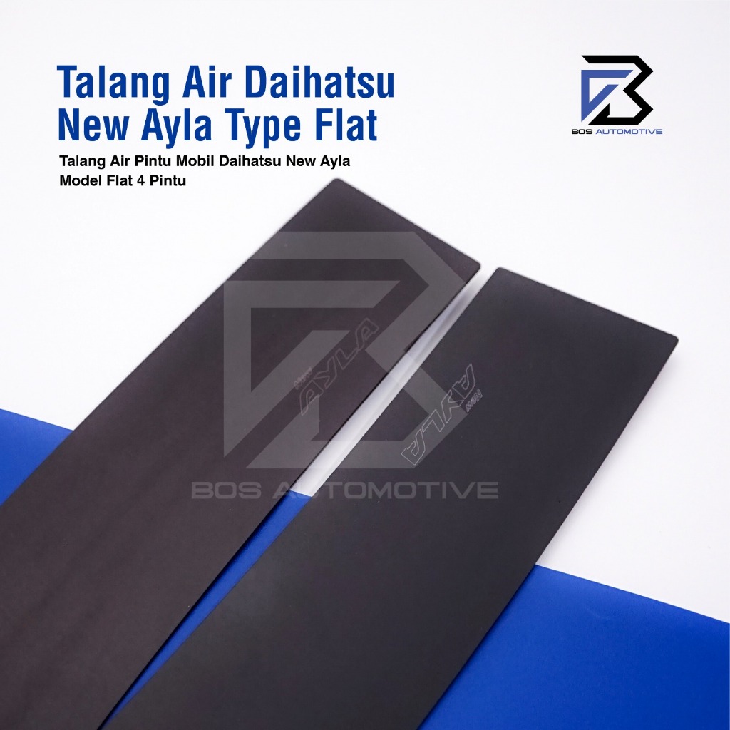 Talang Air Pintu Mobil Daihatsu New Ayla 2022 - 2023 Model Flat Rata 4 Pintu - foto-produk-1