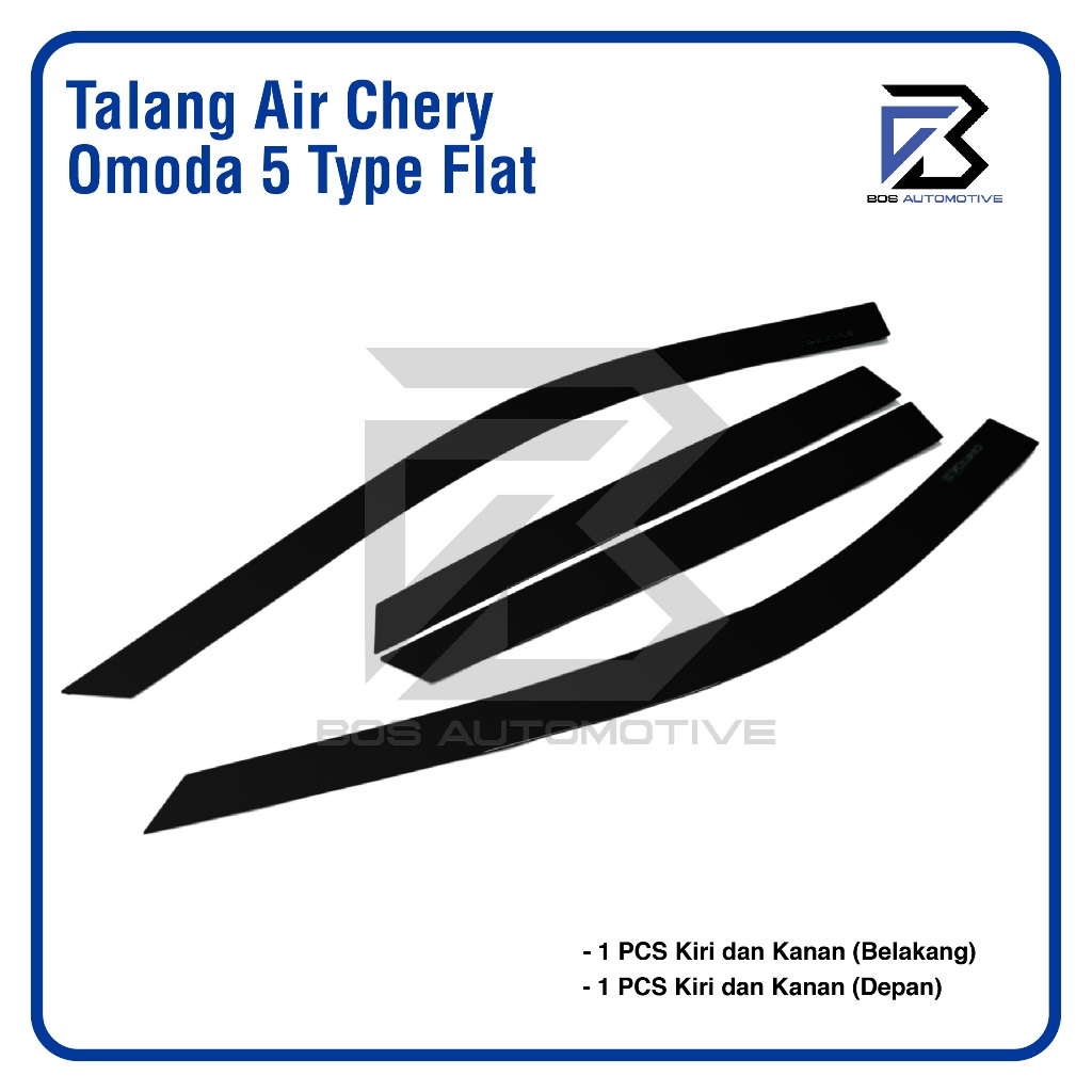 Talang Air Pintu Mobil Chery Omoda 5 Model Flat 4 Pintu - foto-produk-4