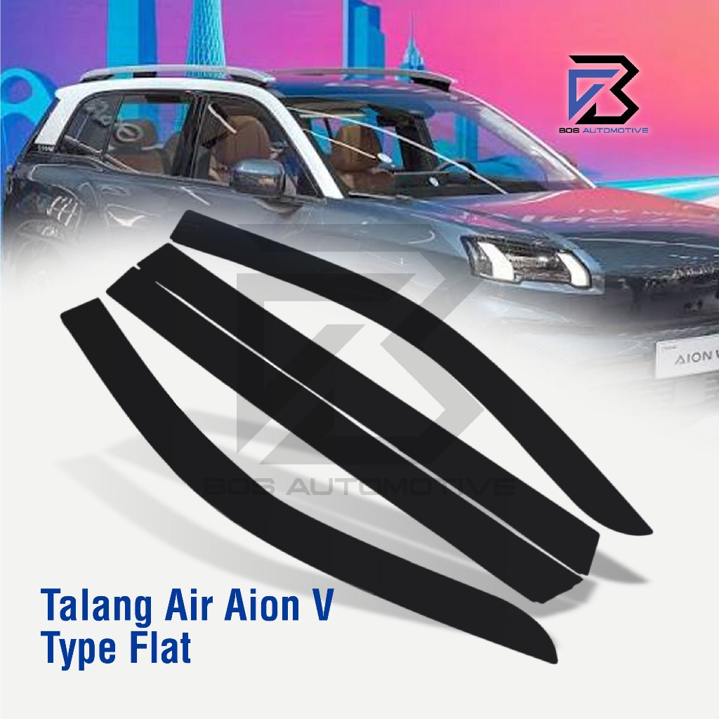 Talang Air Pintu Mobil AION V 2024 - 2026 Model Flat Rata 4 Pintu - foto-produk-5