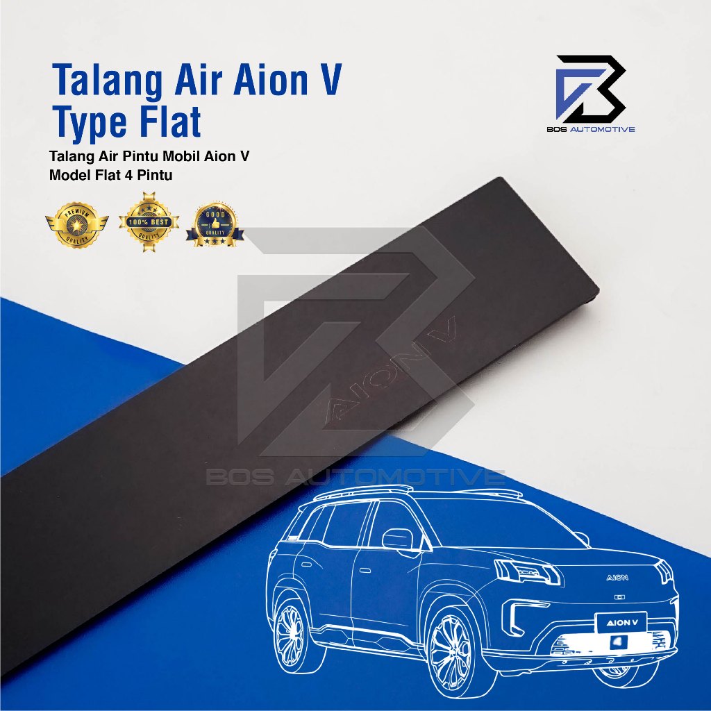 Talang Air Pintu Mobil AION V 2024 - 2026 Model Flat Rata 4 Pintu - foto-sampul