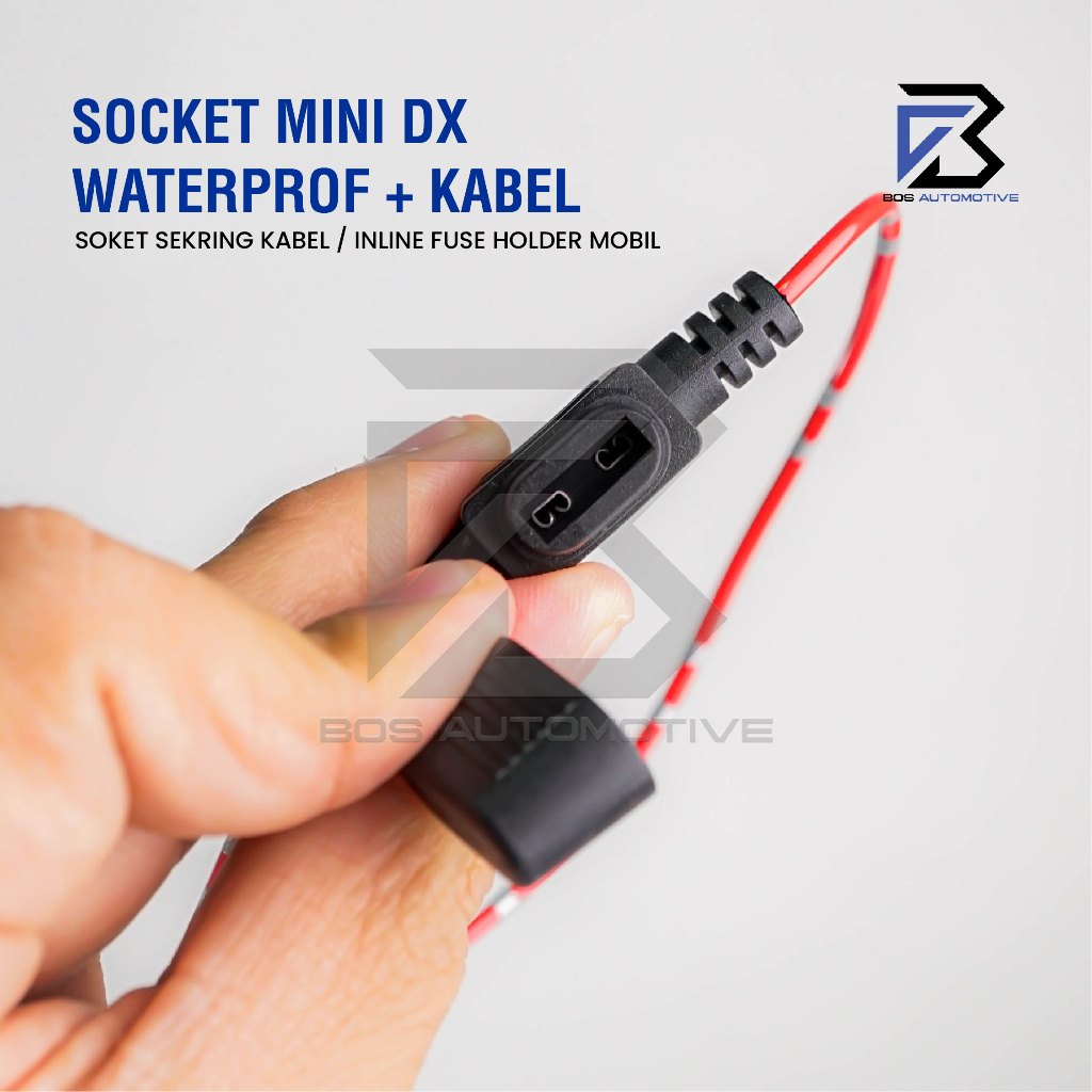 Soket Sekring Fuse Dx Kecil / Socket Sekring Mini Tancap Tahan Panas (Waterproof) - foto-produk-4