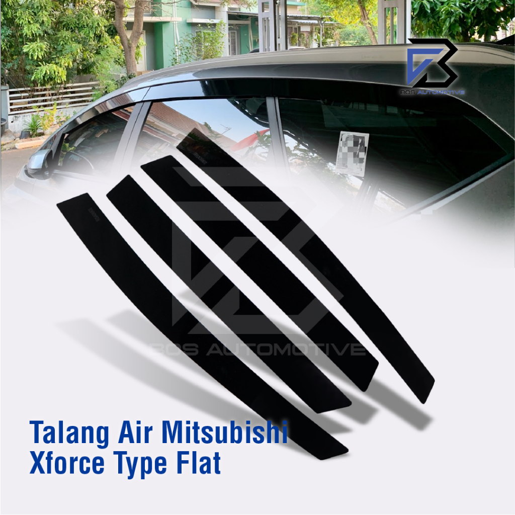 Talang Air Pintu Mobil Mitsubishi Xforce 2023 Model Flat Rata 4 Pintu - foto-produk-5