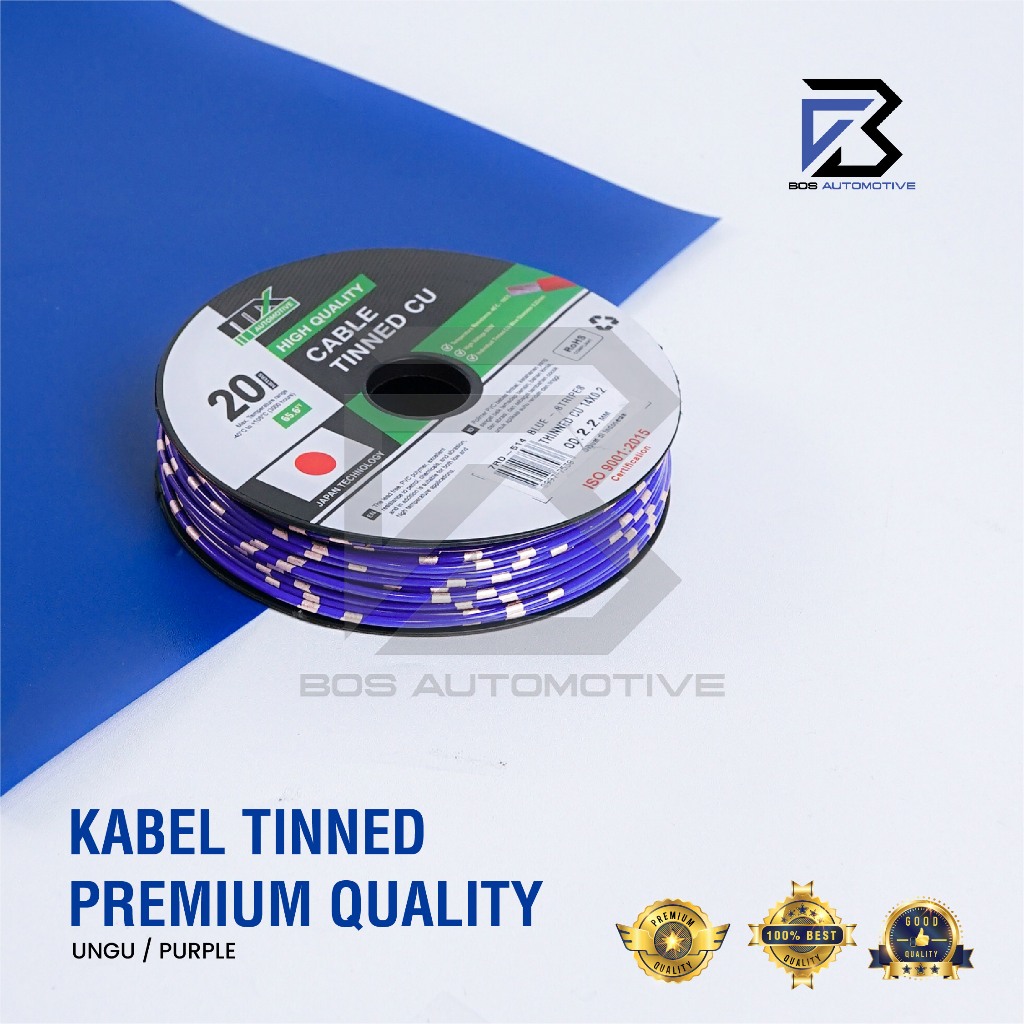 Kabel Bintik Tinned CU MX 0.5MM X 20M Kabel Body Serabut Lapis Timah Cable Mobil Motor New Premium Quality - foto-variasi-5
