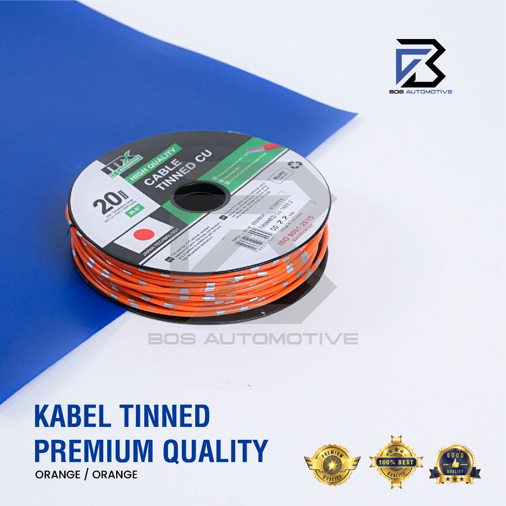 Kabel Bintik Tinned CU MX 0.5MM X 20M Kabel Body Serabut Lapis Timah Cable Mobil Motor New Premium Quality - foto-variasi-8