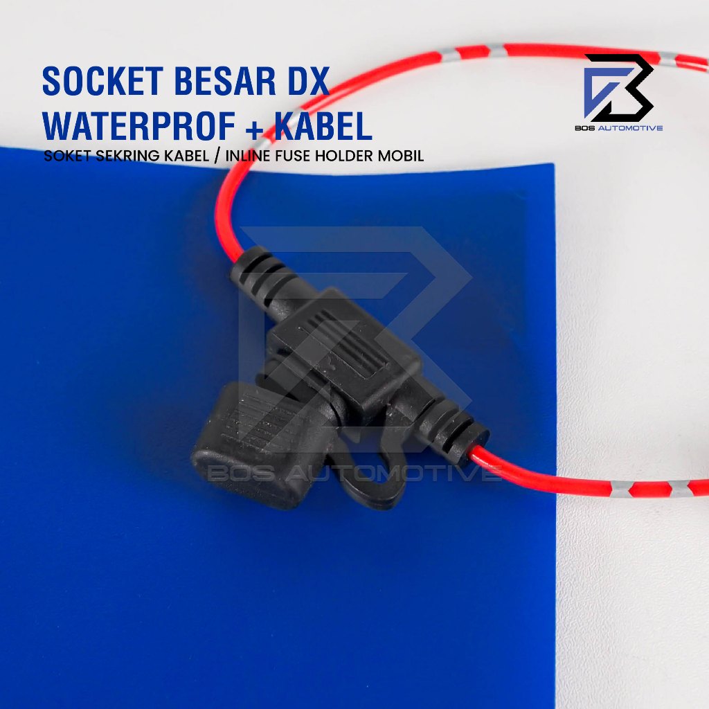 Soket Sekring Dx Besar / Socket Sekring Mini Tancap Tahan Panas - Waterproof - foto-produk-1