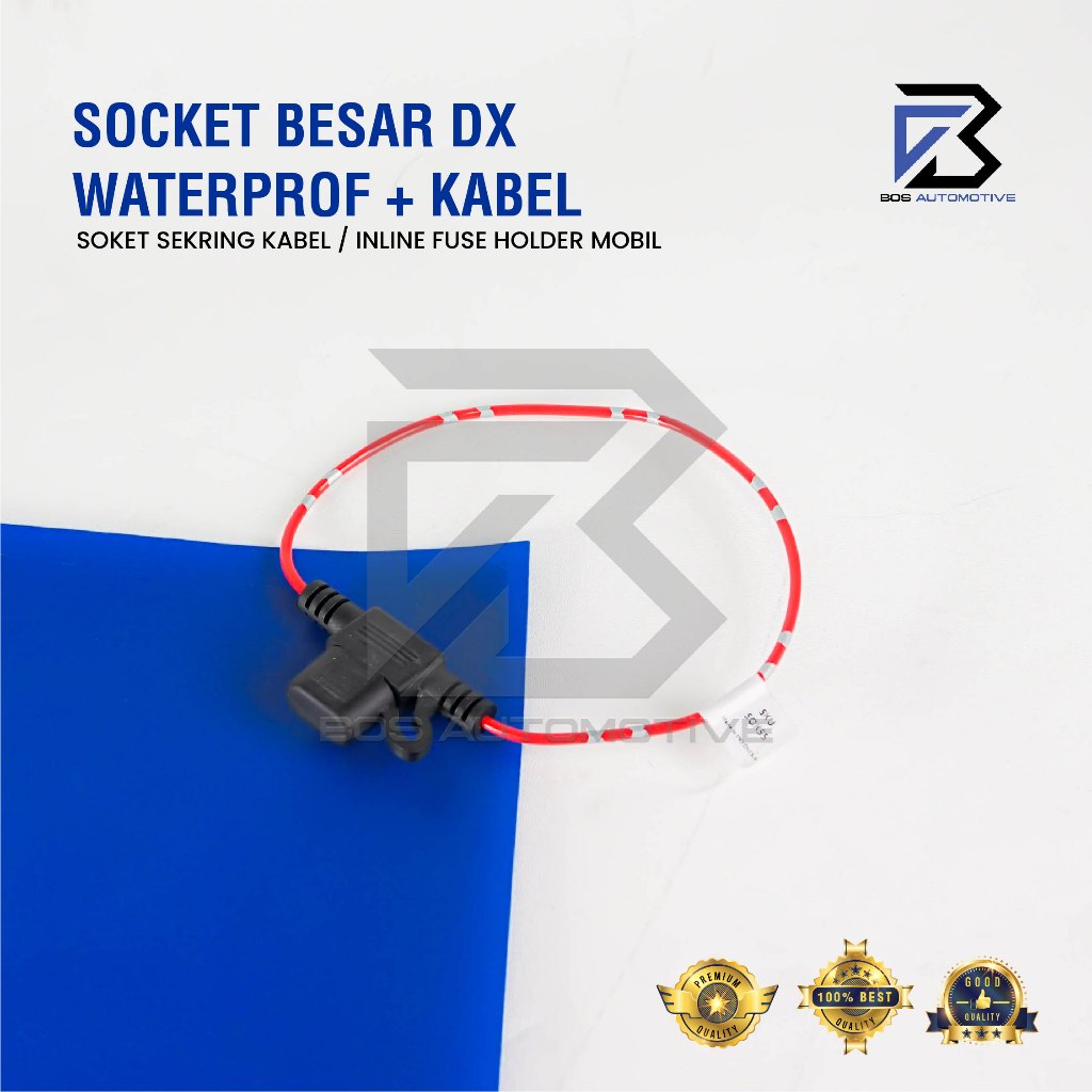 Soket Sekring Dx Besar / Socket Sekring Mini Tancap Tahan Panas - Waterproof