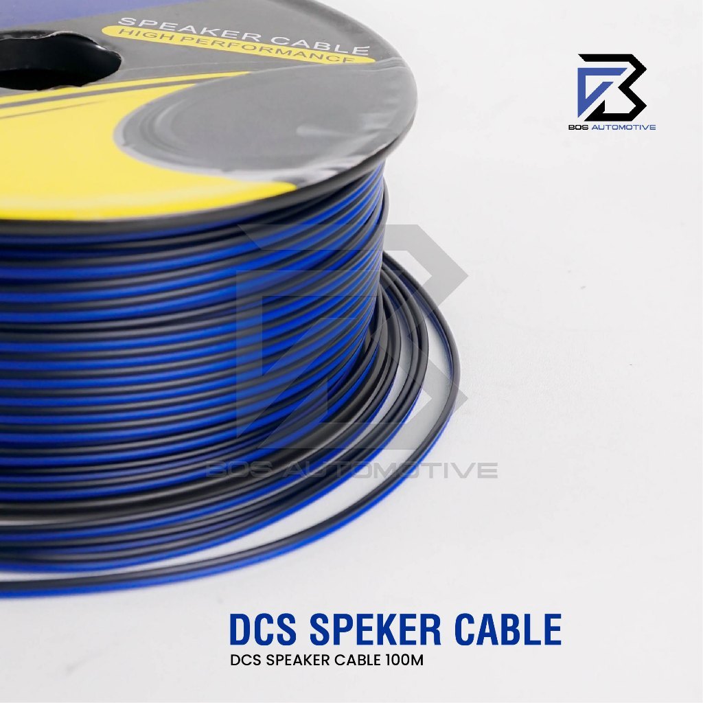 [DCS] Kabel Speaker / Kabel Tweeter / Kabel Audio Mobil 2x12 Biru Hitam 100m Serabut Tembaga (BOBIN) - foto-produk-4