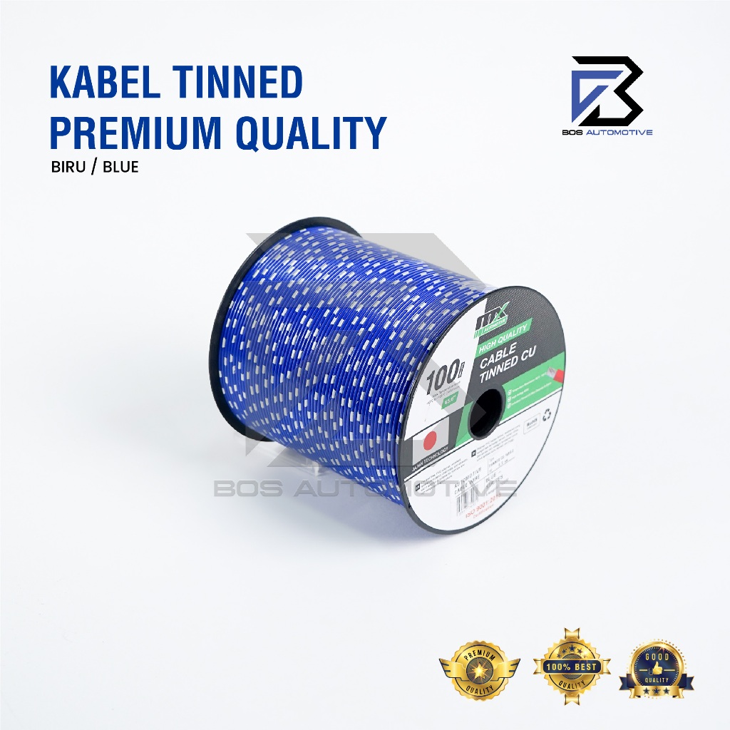Kabel Bintik Tinned CU 0.5MM X 100M Kabel Body Serabut Lapis Timah Cable MX Mobil Motor New Premium Quality - foto-variasi-4