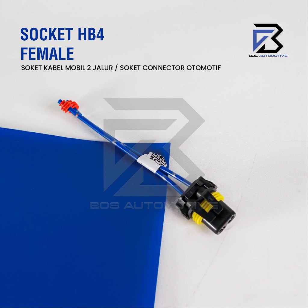 Soket Lampu Foglamp HB4 Female / Soket Lampu Kabut HB4 Cewek + Kabel Bintik - foto-produk-4