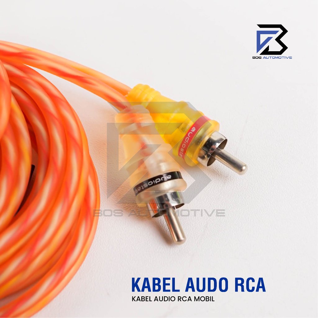 Kabel Speaker Audio Jack RCA Audio Mobil Male To Male 1 Meter 2 Meter 3 Meter 5 Meter - foto-produk-3