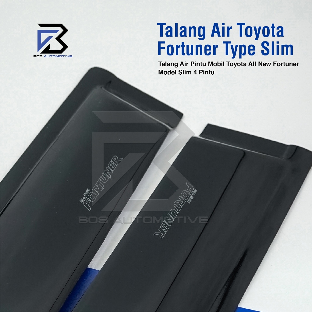 Talang Air Pintu Mobil Toyota All New Fortuner 2016 â€“ 2022 Model Slim 4 Pintu - foto-produk-1