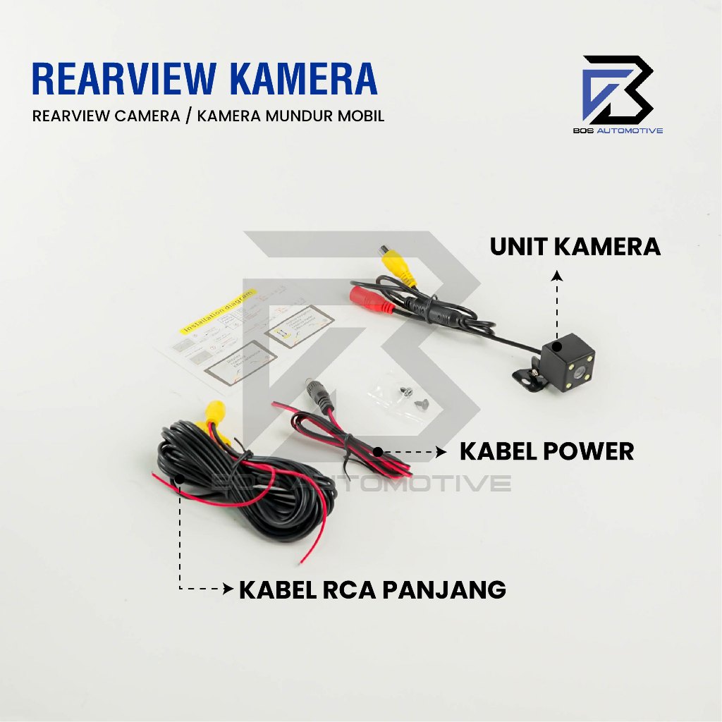 Kamera Mundur Parkir Mobil Police Kotak Parkir CCD LED Universal Berkualitas - foto-produk-3