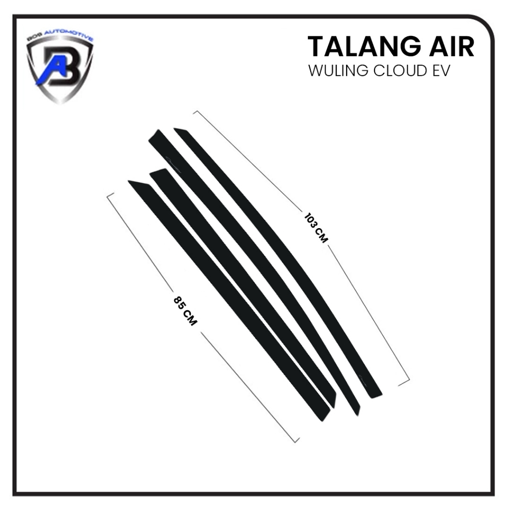 Talang Air Pintu Mobil Wuling Cloud EV 2024 Model Flat Rata 4 Pintu - foto-produk-2