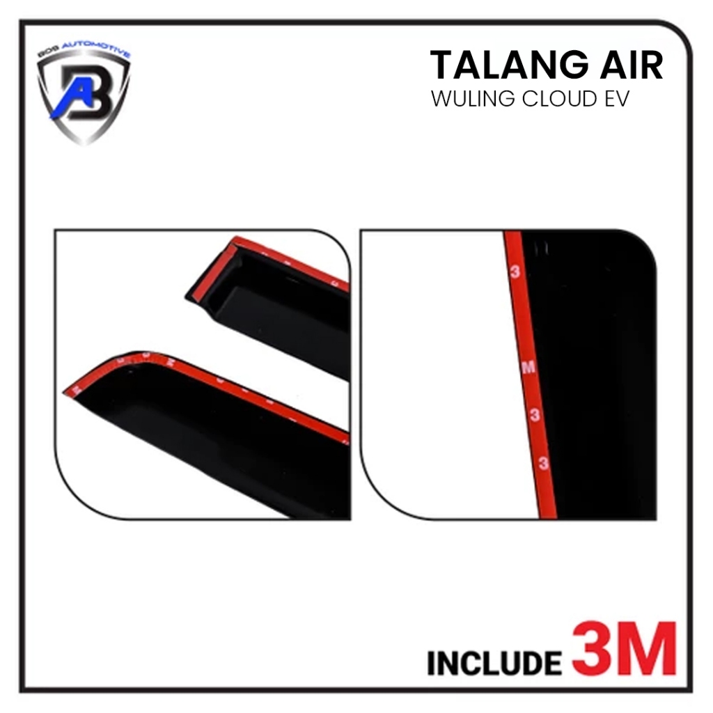 Talang Air Pintu Mobil Wuling Cloud EV 2024 Model Flat Rata 4 Pintu - foto-produk-4
