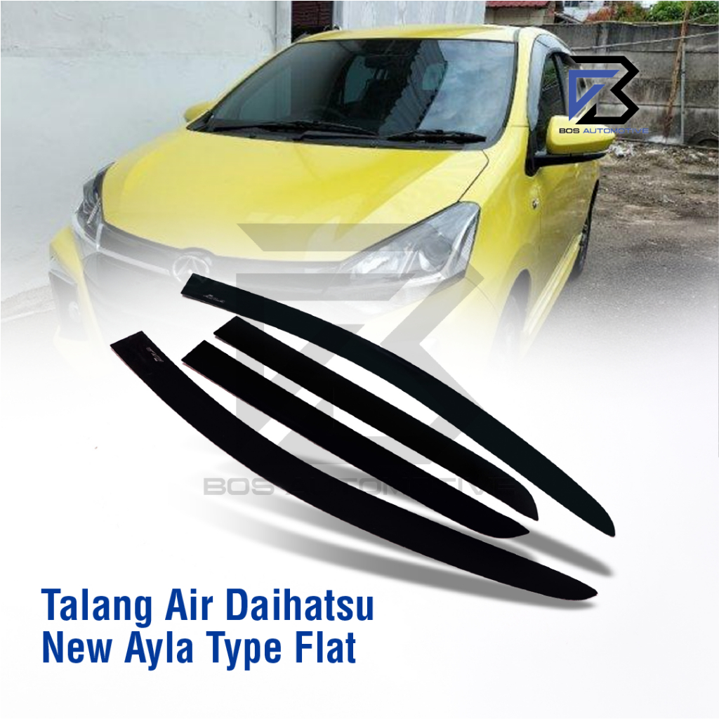 Talang Air Pintu Mobil Daihatsu All New Ayla 2024 Model Flat Rata 4 Pintu - foto-produk-5