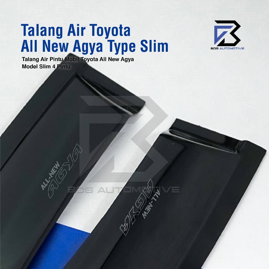 Talang Air Pintu Mobil Toyota All New Agya 2023 - 2025 Model Slim 4 Pintu - foto-produk-1