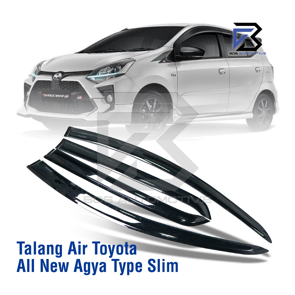 Talang Air Pintu Mobil Toyota All New Agya 2023 - 2025 Model Slim 4 Pintu - foto-produk-4