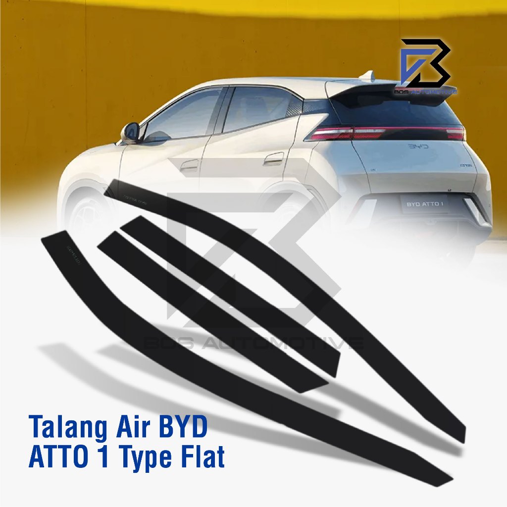 Talang Air Pintu Mobil BYD ATTO 1 2025 - 2026 Model Flat Rata 4 Pintu - foto-produk-5