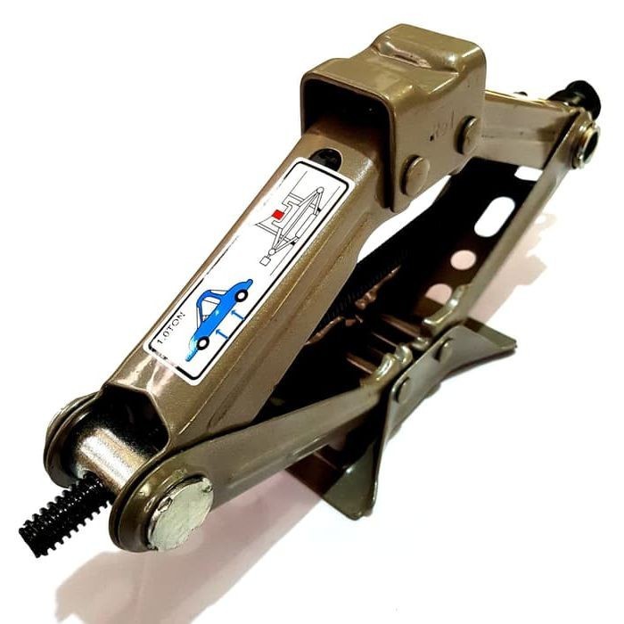 Dongkrak Mobil Model Jembatan REL Scissor Jack 1 Ton Universal - foto-produk-1