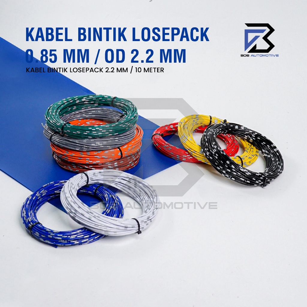 Kabel Bintik AVSS 1.25MM x 10M Kabel Otomotif Body Mobil Motor Serabut Tembaga - foto-produk-3