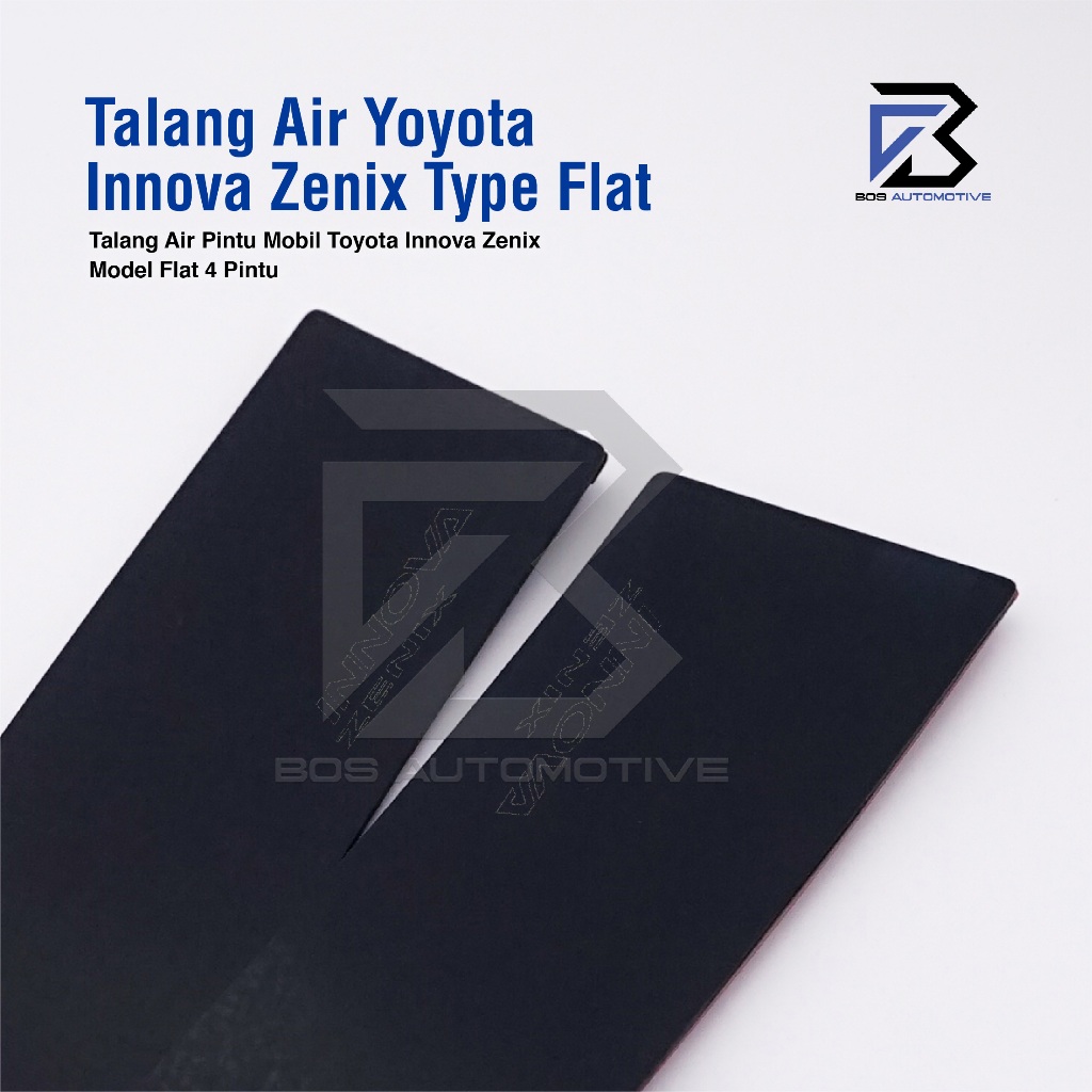 Talang Air Pintu Mobil Toyota Innova Zenix 2024 Model Flat Rata 4 Pintu - foto-produk-1