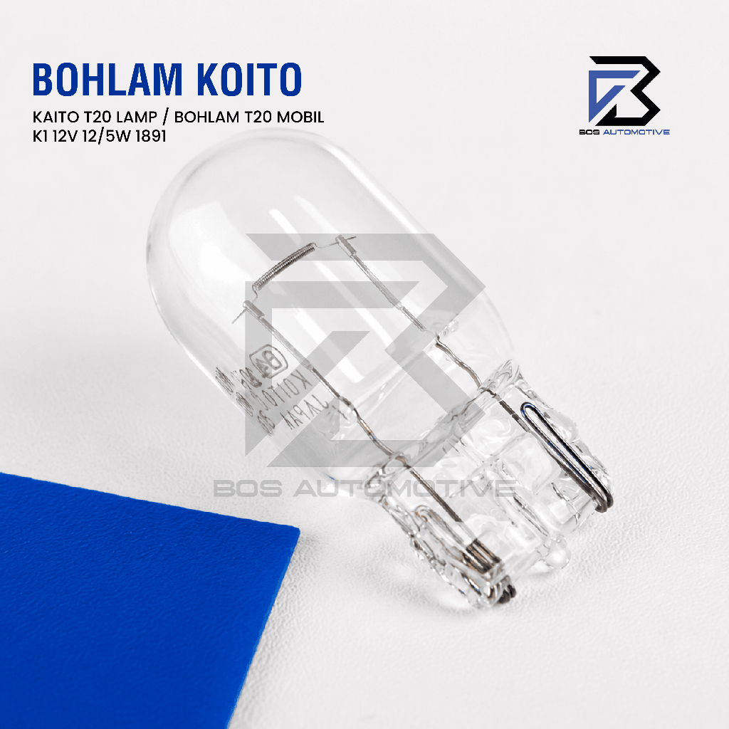 Bohlam KOITO T20 K2 Tancap Colok 12V 5W Lampu Rem Tancap Colok Kaki 2 Stop Lamp Mobil - foto-produk-3