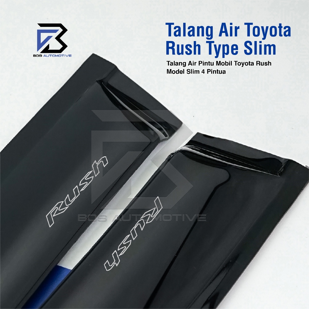 Talang Air Pintu Mobil Toyota Rush 2006 â€“ 2015 Model Slim 4 Pintu - foto-produk-1