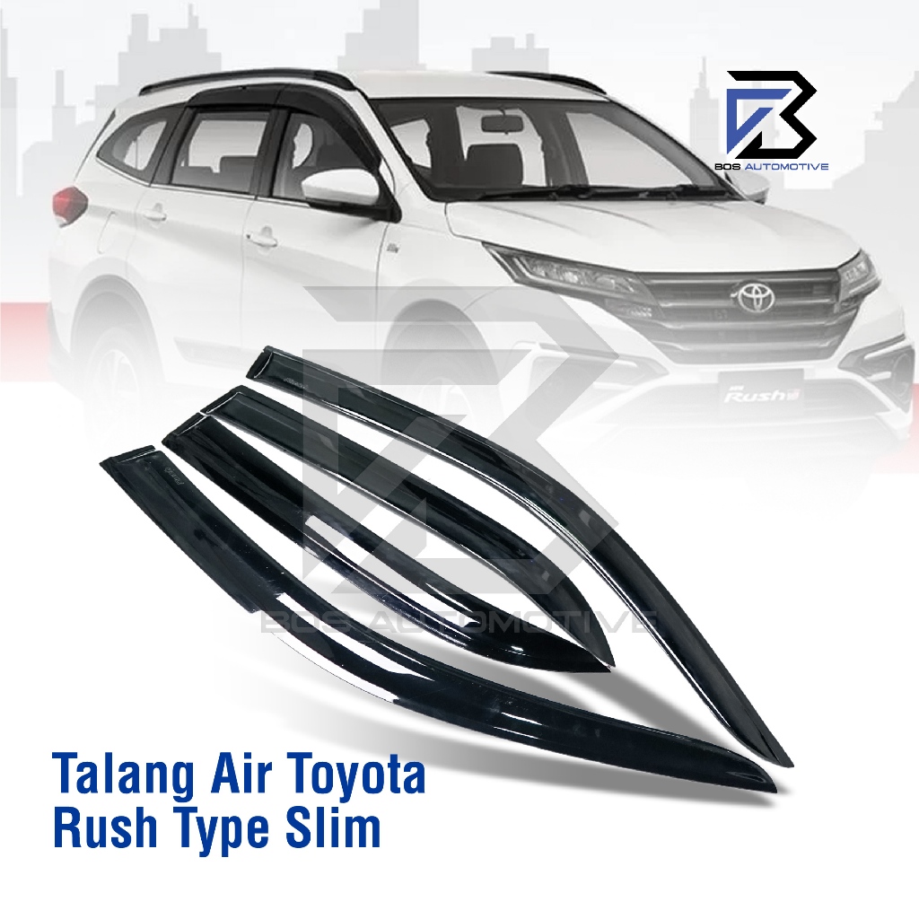 Talang Air Pintu Mobil Toyota Rush 2006 â€“ 2015 Model Slim 4 Pintu - foto-produk-4