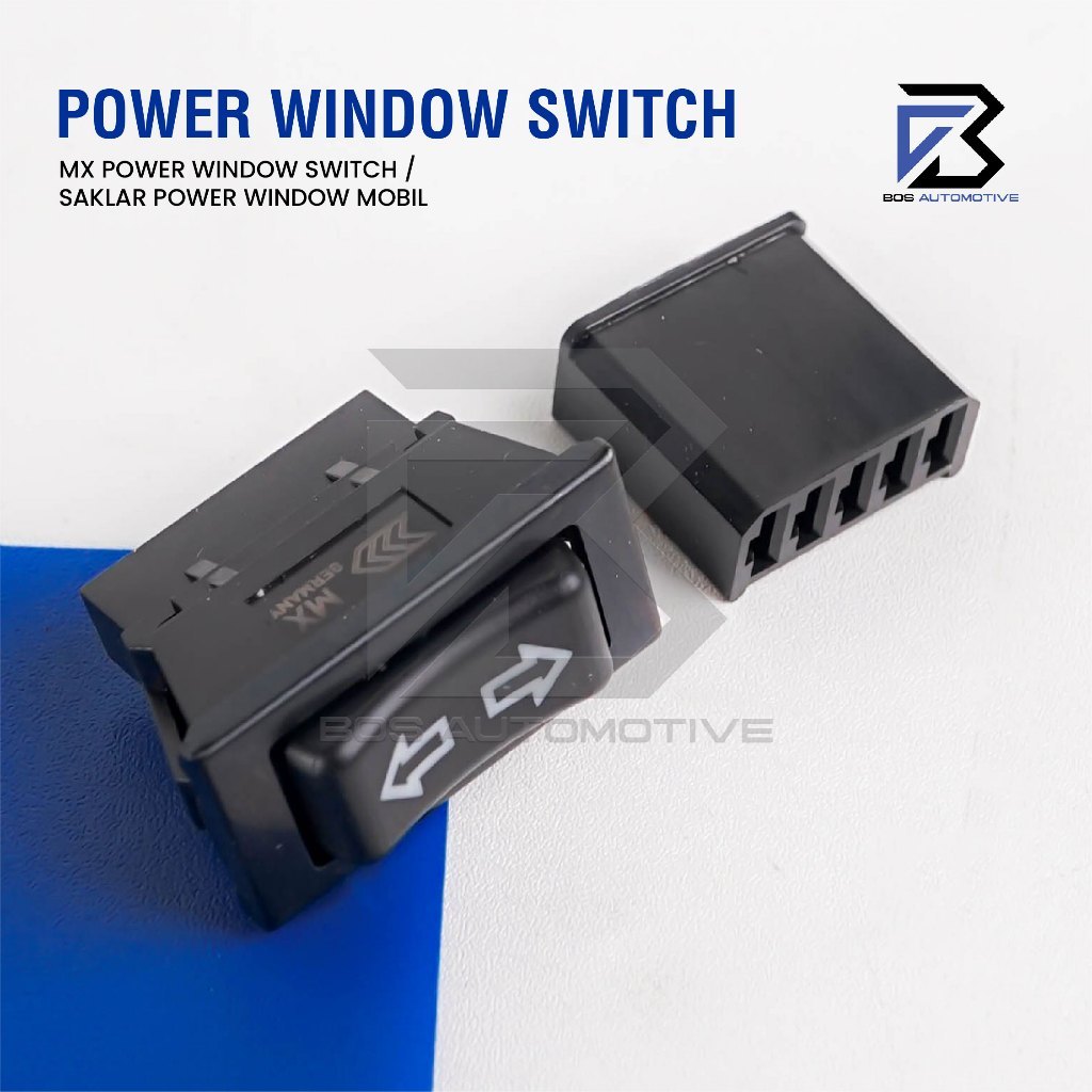 Switch Saklar Power Window MX Universal + Soket Power Window Switch - foto-produk-4