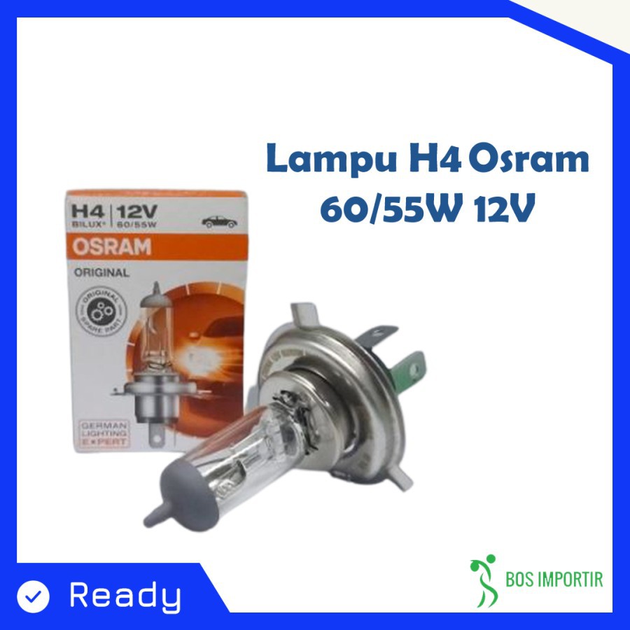 BOHLAM HEADLAMP MOBIL OSRAM H4 12V 60/55 WATT ORIGINAL - foto-produk-1