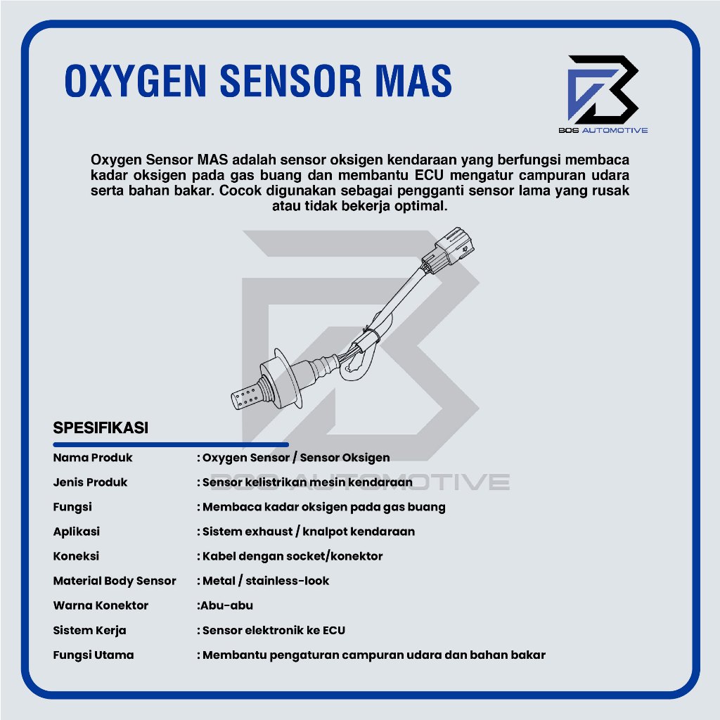 SENSOR OXYGEN O2 MAS BZ270 ALL NEW AVANZA XENIA HIGH QUALITY - foto-produk-2