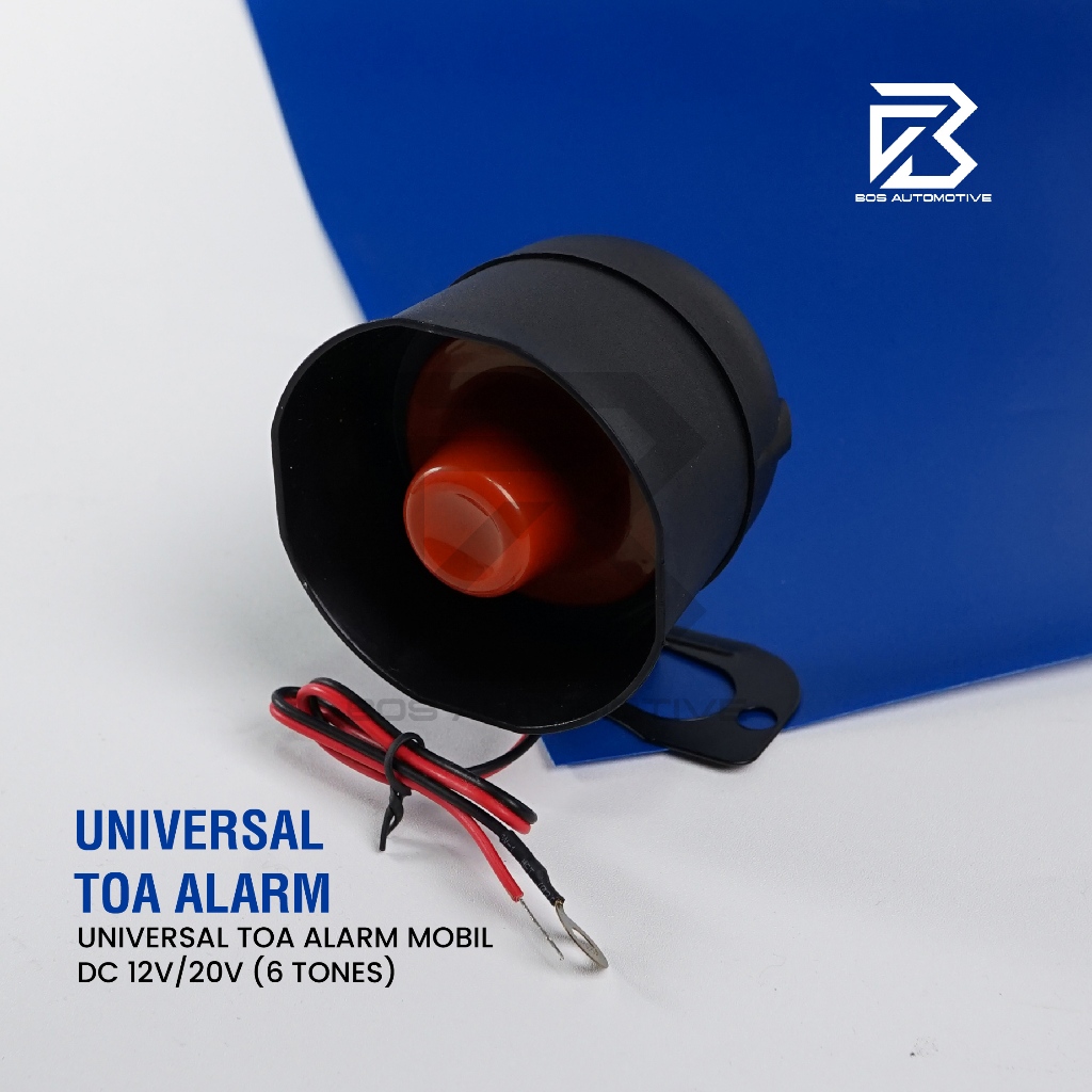 Toa Speaker Suara Alarm 1 Suara 15W | 6 Suara 20W Klakson Mobil Motor 12V - foto-produk-1