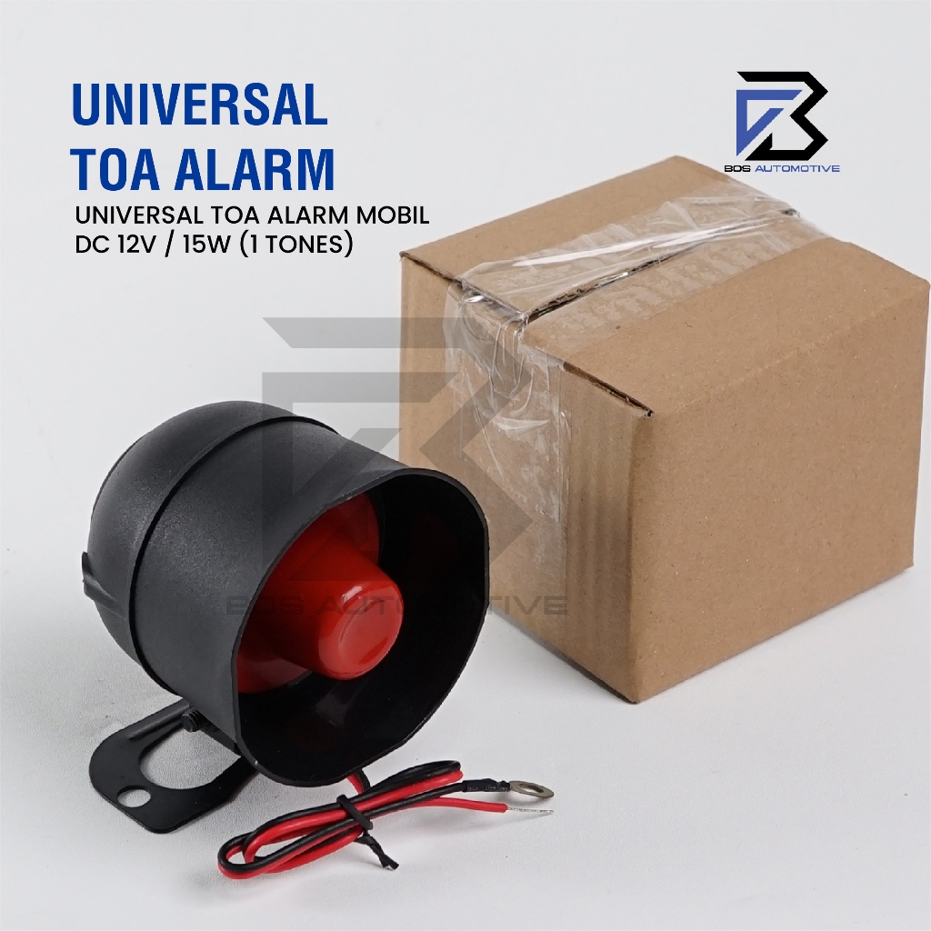 Toa Speaker Suara Alarm 1 Suara 15W | 6 Suara 20W Klakson Mobil Motor 12V - foto-variasi-1