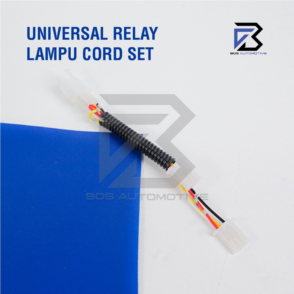 Kabel Relay Set DCS Lampu Tembak Sorot Mobil Motor Lampu Biled Lighting Relay Cord Set 12V - foto-produk-1