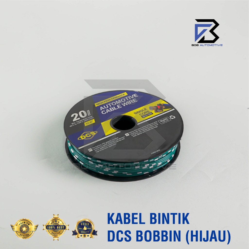 Kabel Bintik 0.5MM x 20M DCS Kabel Otomotif Body Mobil Motor Serabut Tembaga (BOBIN) - foto-variasi-7