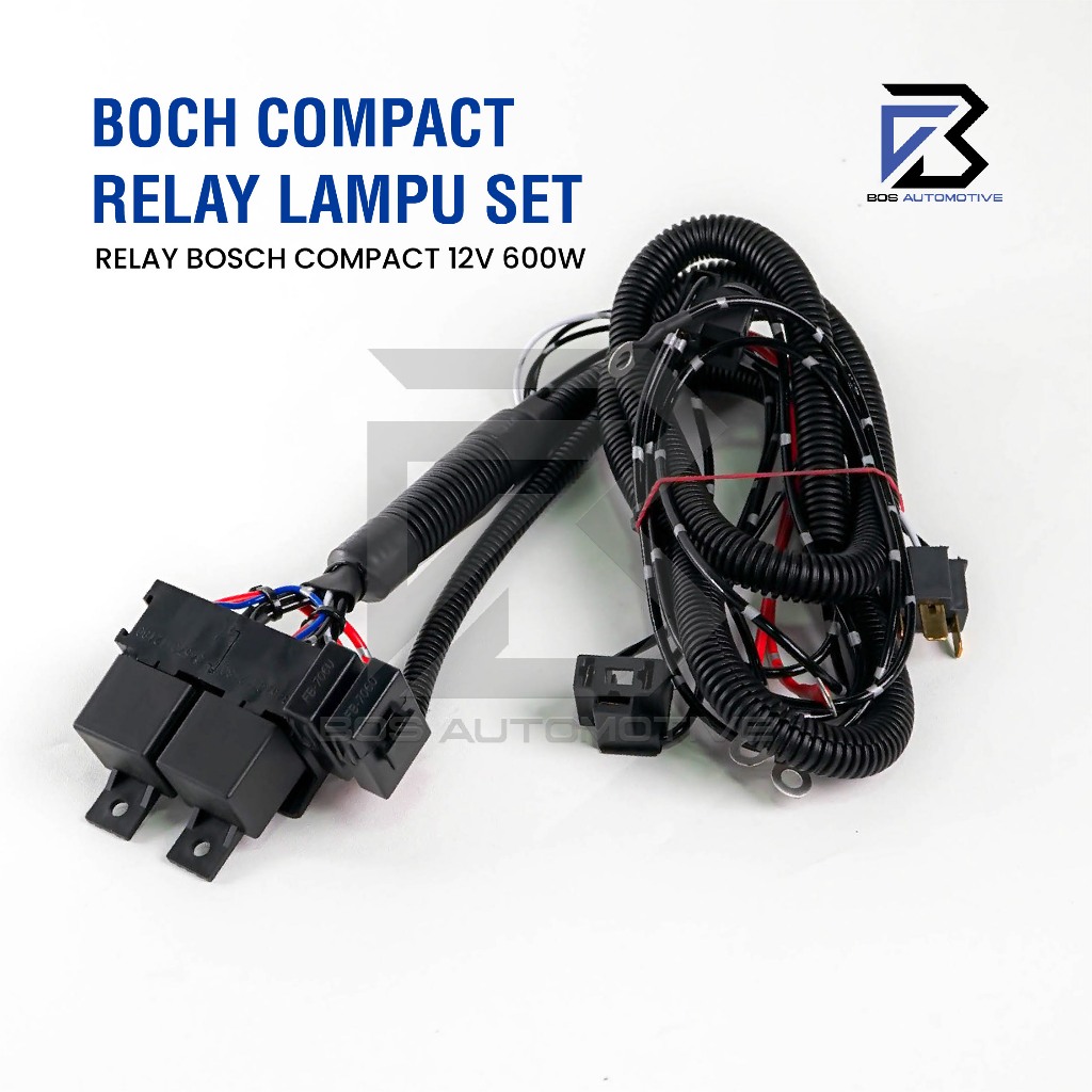 [COMPACT] Kabel Relay Set Lampu H4 Mobil D3500 2 Relay 12v Untuk 2 Lampu Utama Mobil Universal - foto-produk-3