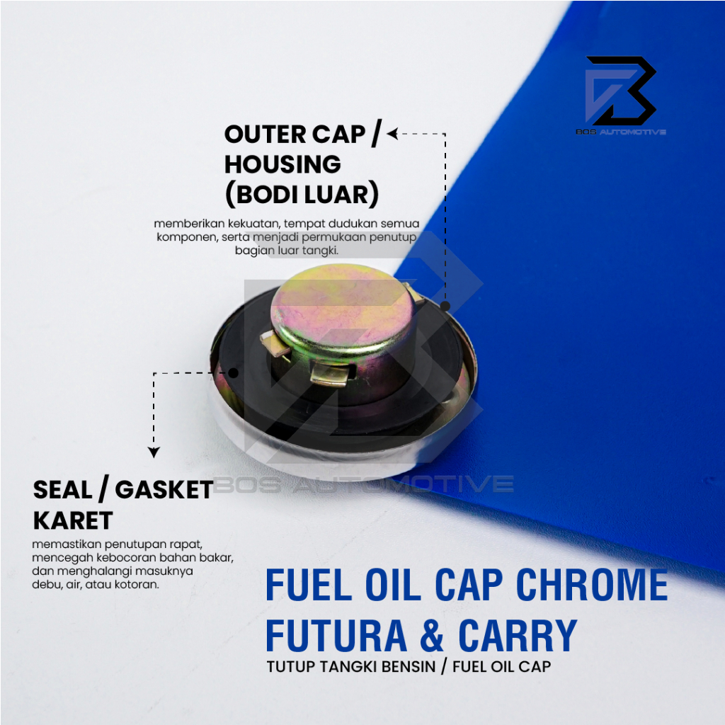 Tutup Tangki Bensin Mobil Tutup Tengki Minyak Bahan Bakar Mobil Futura, Carry Dan T120SS - foto-produk-3
