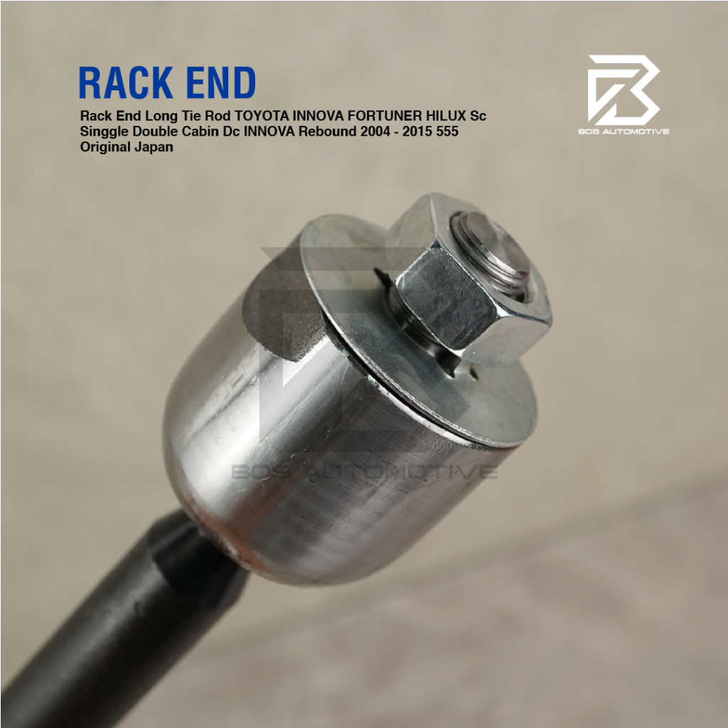 Rack End Long Tie Rod TOYOTA INNOVA FORTUNER HILUX Sc Singgle Double Cabin Dc INNOVA Rebound 2004 - 2015 555 Original Japan - foto-produk-3