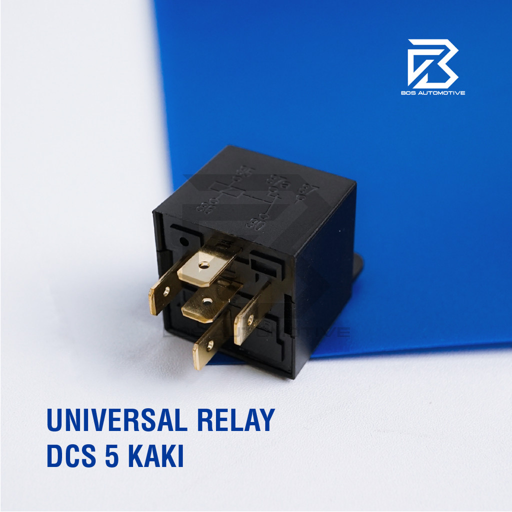 Relay DCS Hitam Transparan Kaki 5 Pin 87a Pemutus Arus 12v 10/20a Untuk Klakson Lampu Mobil Motor Original - foto-produk-1