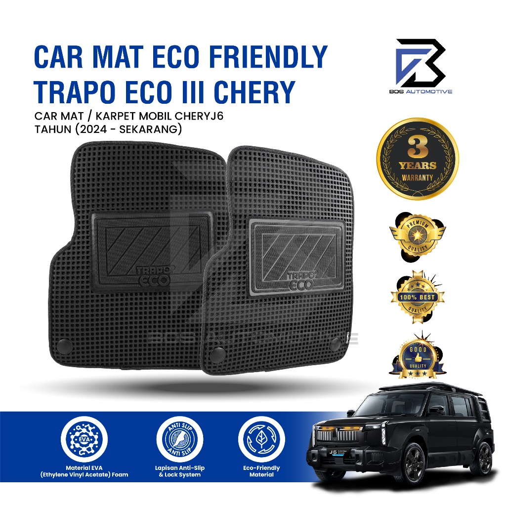 Karpet Mobil CHERY J6 2024 - Sekarang Car Mats Premium Trapo Eco III Original