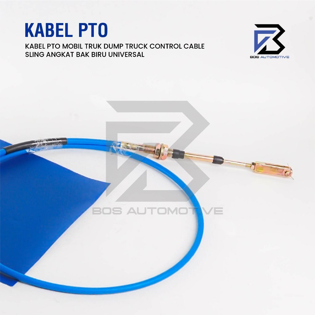 Kabel PTO Mobil Truk Dump Truck Control Cable Sling Angkat Bak Biru 2M 2.5M 3M 3.5M 4M 4.5M 5M 5.5M 6M Meter Universal - foto-produk-3